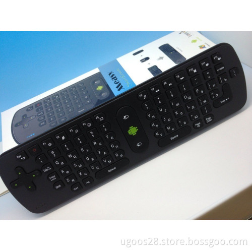 Russian Language RC11 2.4GHz Mini Air Fly Mouse Wireless Keyboard for Android Mini PC TV Player